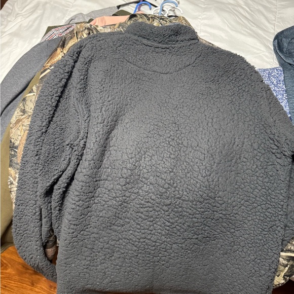 Southern Marsh Gray Fleece Men's Sweater - Picture 2 of 2